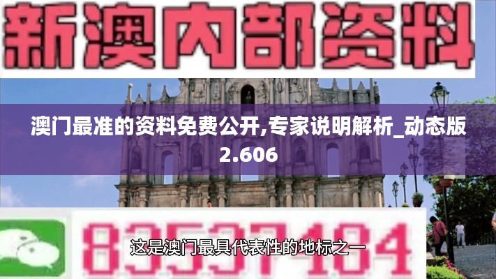澳门最准的资料免费公开,专家说明解析_动态版2.606