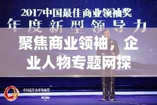 聚焦商业领袖，企业人物专题网探寻成功之路